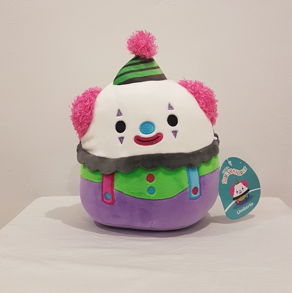 Squishmallows Other - Umberto 8" Neon Clown Squishmallow